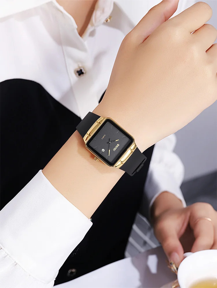 SKMEI Luxury Top Brands Women Elegant Quartz Watches Casual Simple Wristwatch Fashion Famale Waterproof Alarm Watch Reloj Mujer