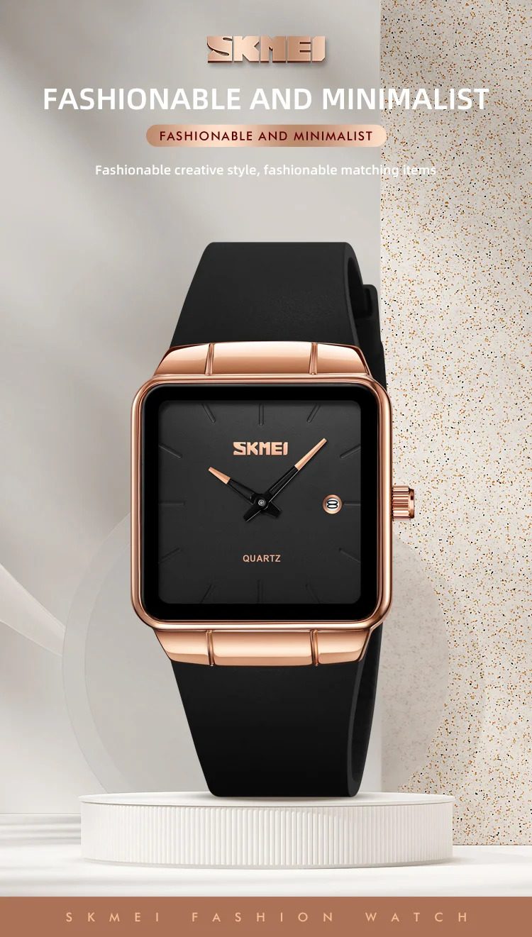 SKMEI Luxury Top Brands Women Elegant Quartz Watches Casual Simple Wristwatch Fashion Famale Waterproof Alarm Watch Reloj Mujer