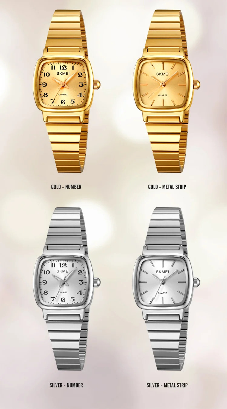 SKMEI Elegance Business Luxury Full Steel Watches For Women Female Quartz Wristwatches Ladies Waterproof Watch Relogio Feminino