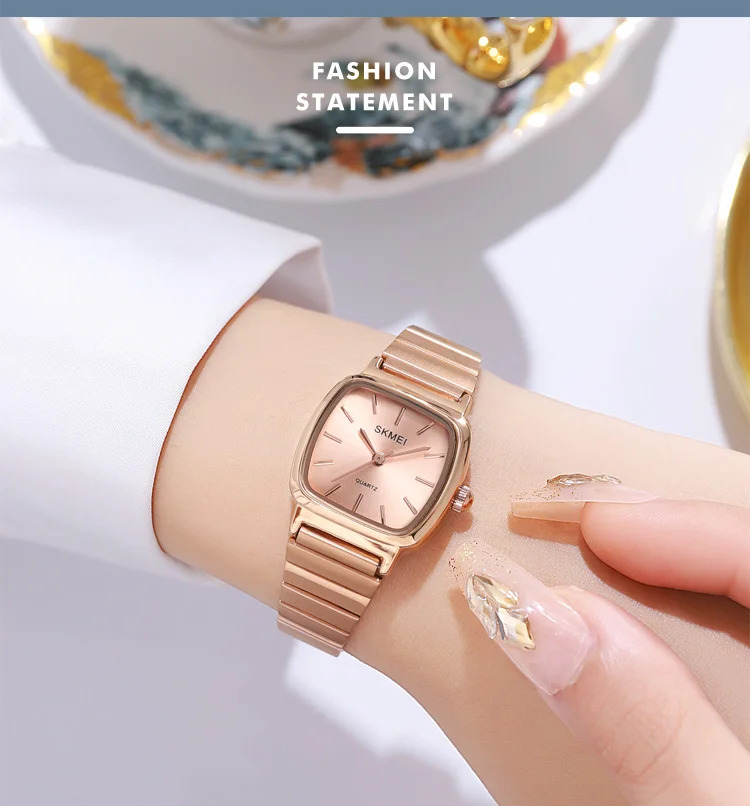 SKMEI Elegance Business Luxury Full Steel Watches For Women Female Quartz Wristwatches Ladies Waterproof Watch Relogio Feminino