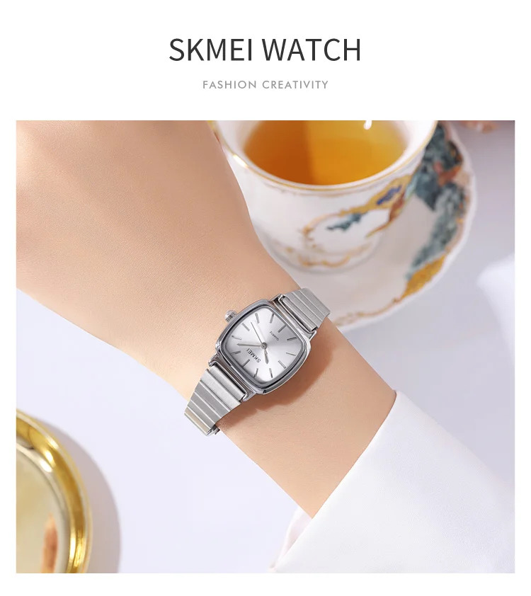 SKMEI Elegance Business Luxury Full Steel Watches For Women Female Quartz Wristwatches Ladies Waterproof Watch Relogio Feminino