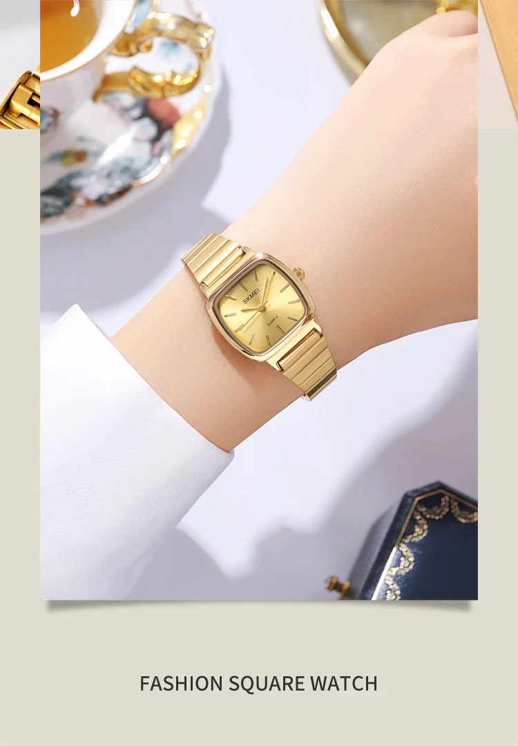 SKMEI Elegance Business Luxury Full Steel Watches For Women Female Quartz Wristwatches Ladies Waterproof Watch Relogio Feminino