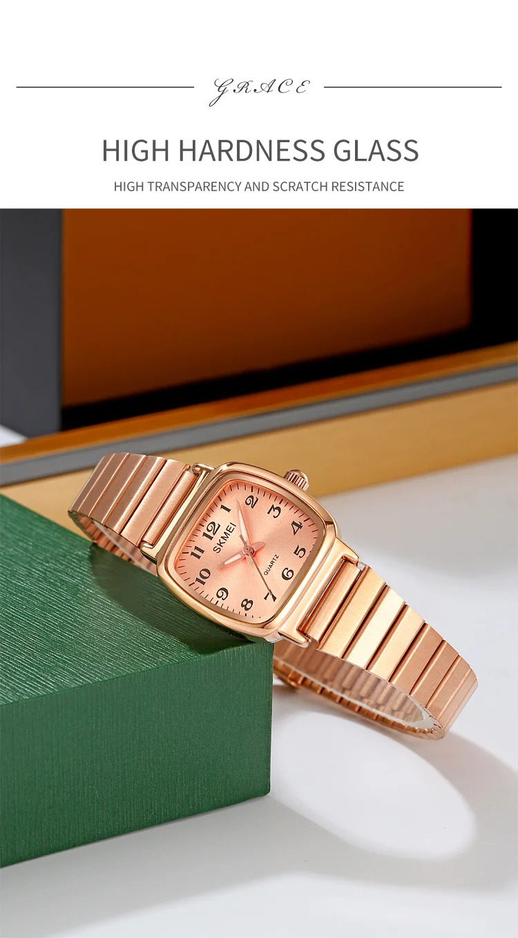 SKMEI Elegance Business Luxury Full Steel Watches For Women Female Quartz Wristwatches Ladies Waterproof Watch Relogio Feminino