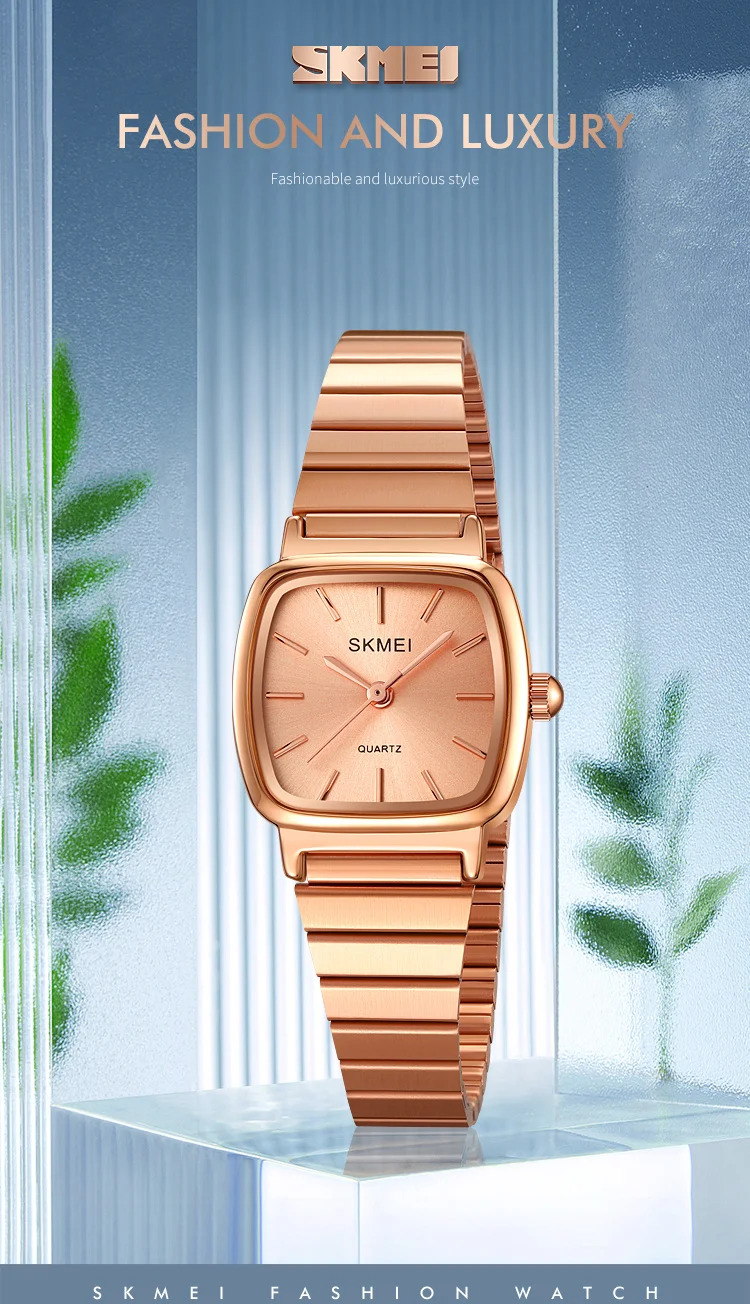 SKMEI Elegance Business Luxury Full Steel Watches For Women Female Quartz Wristwatches Ladies Waterproof Watch Relogio Feminino