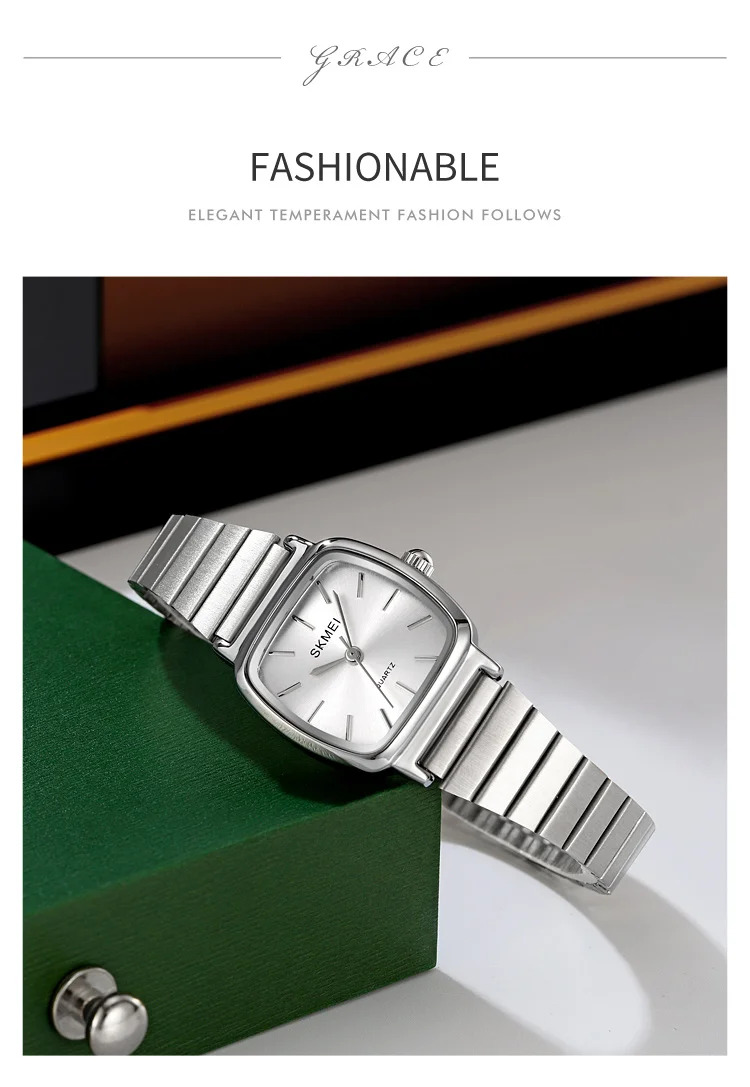 SKMEI Elegance Business Luxury Full Steel Watches For Women Female Quartz Wristwatches Ladies Waterproof Watch Relogio Feminino