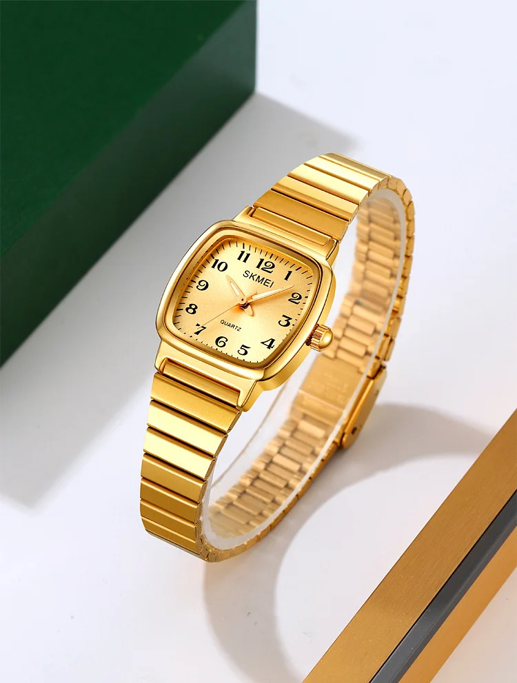 SKMEI Elegance Business Luxury Full Steel Watches For Women Female Quartz Wristwatches Ladies Waterproof Watch Relogio Feminino