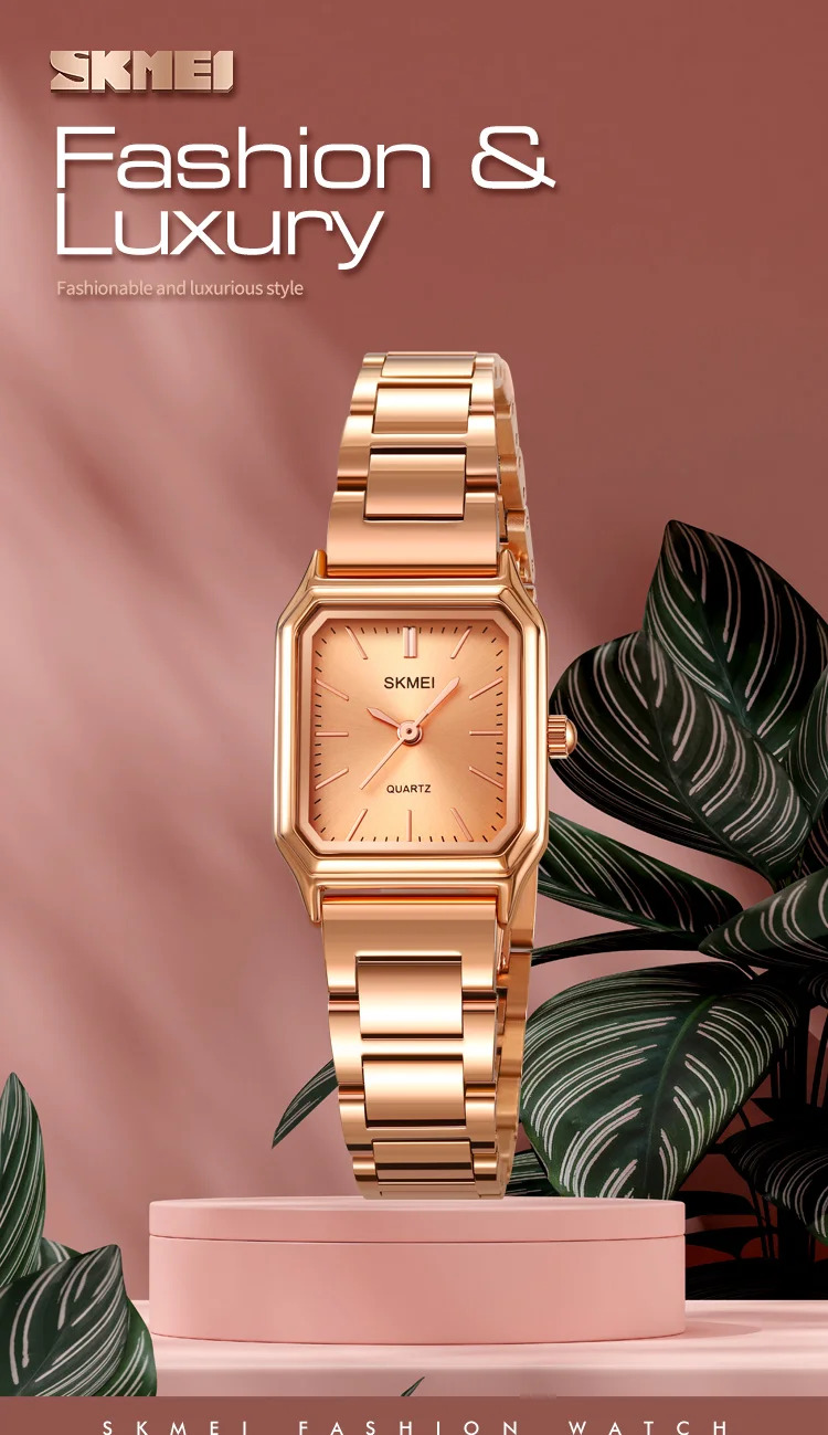 SKMEI Female Fashion Small Dial Watches For Women Elegance Business Quartz Wristwatches Ladies Waterproof Watch Relogio Feminino