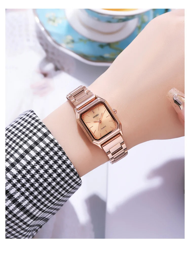 SKMEI Female Fashion Small Dial Watches For Women Elegance Business Quartz Wristwatches Ladies Waterproof Watch Relogio Feminino