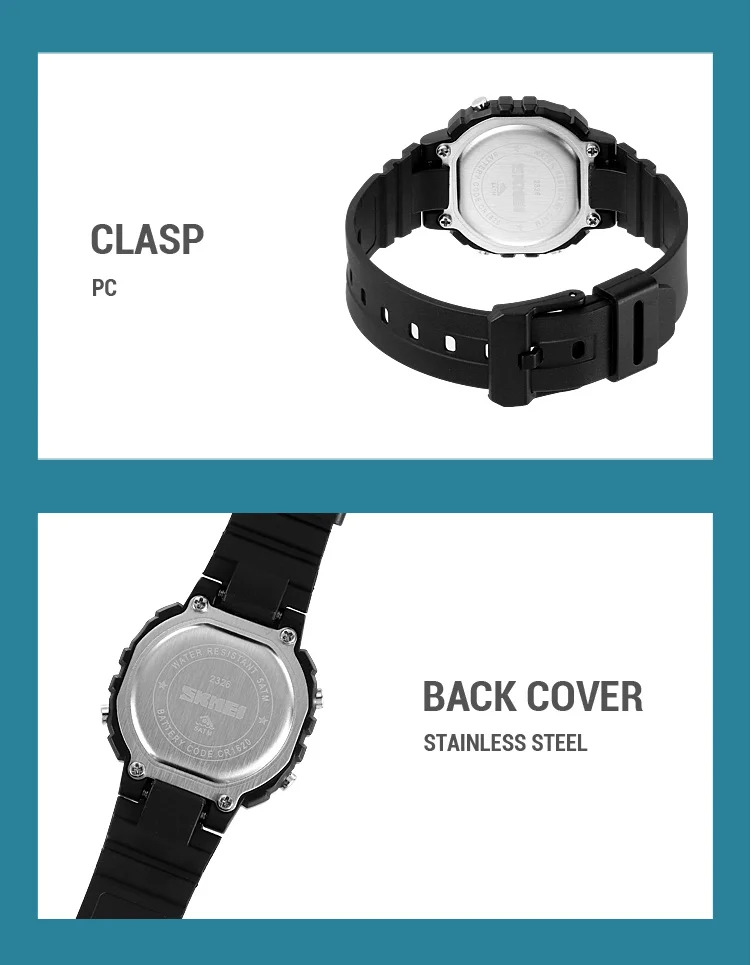 SKMEI Sport Freshness Vitality Watch For Men Women Students Chrono Casual Waterproof Digital Wristwatch Count Down Alarm Watches