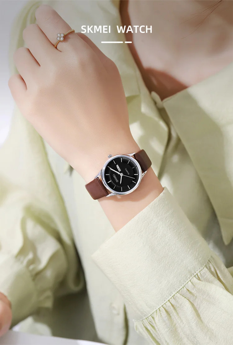 SKMEI Fashion Watches For Women Female Elegance Date Week Quartz Wristwatches Business Ladies Waterproof Watch Relogio Feminino