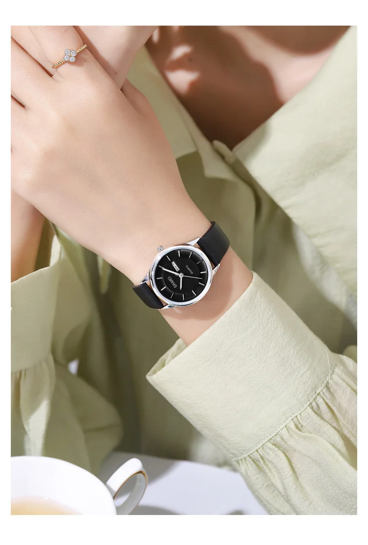 SKMEI Fashion Watches For Women Female Elegance Date Week Quartz Wristwatches Business Ladies Waterproof Watch Relogio Feminino