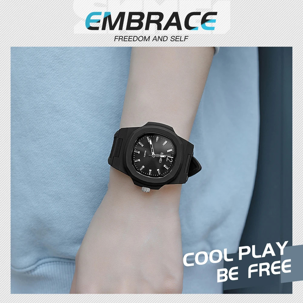 SKMEI Fashion Simple Outdoor Sports For Men Women Wristwatches Casual Quartz Watch Male Waterproof Watches relogios masculinos