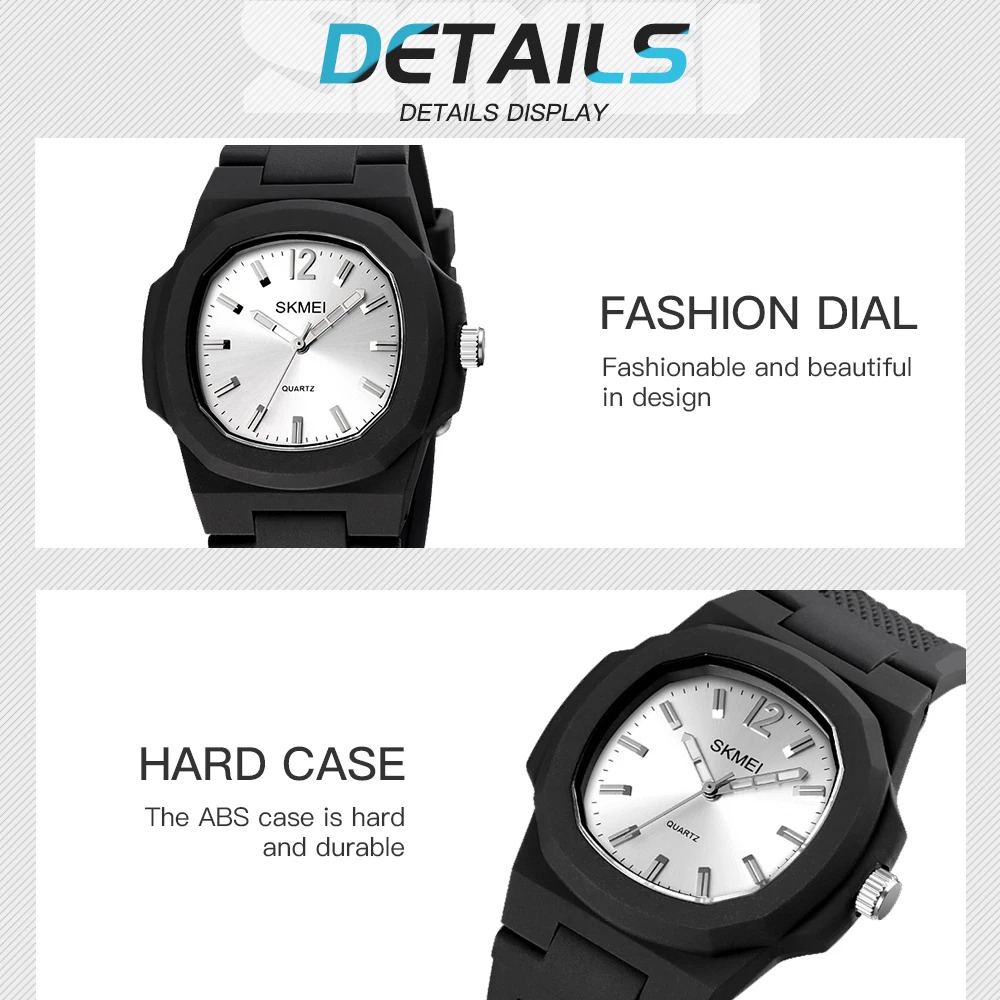 SKMEI Fashion Simple Outdoor Sports For Men Women Wristwatches Casual Quartz Watch Male Waterproof Watches relogios masculinos