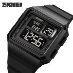 SKMEI 1877 Digital Sports Watch - 50M Waterproof, Multifunctional with LED Light, Dual Time, Countdown Timer