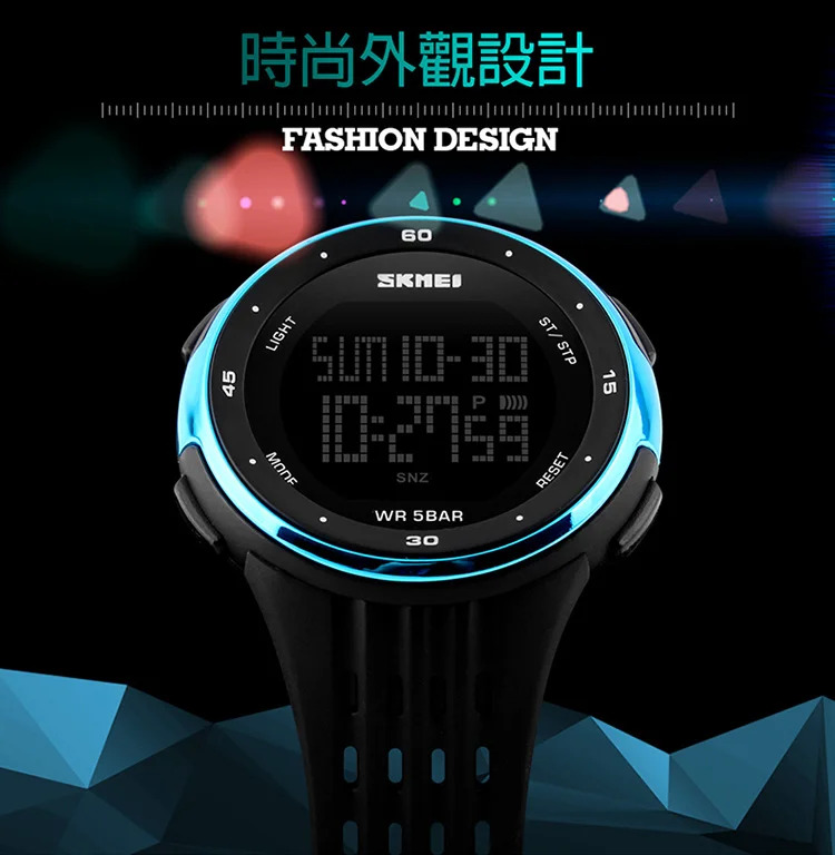 SKMEI Waterproof Military Watches For Men Women Casual Outdoor Sports Watch Ladies Simple Digital Wristwatches Relogio Masculino