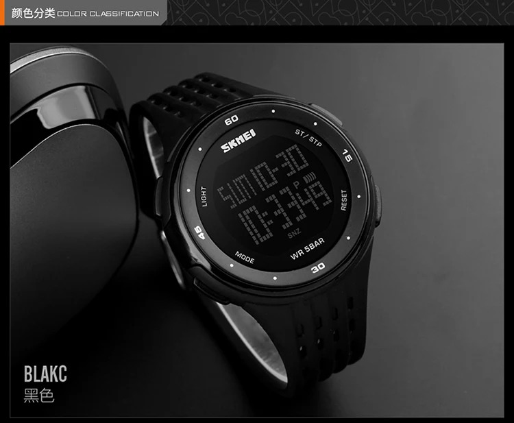 SKMEI Waterproof Military Watches For Men Women Casual Outdoor Sports Watch Ladies Simple Digital Wristwatches Relogio Masculino