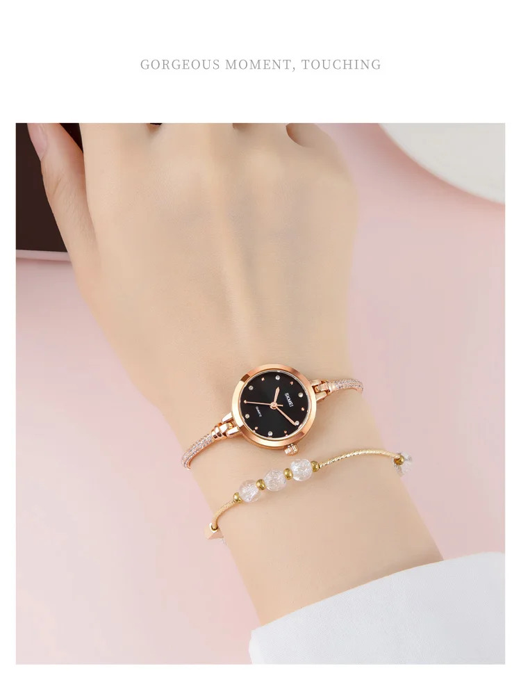 SKMEI Casual Girls Wristwatch Female 3Bar Waterproof Simple Quartz Watch For Women Fashion Thin Ladies Watches Relogio Feminino