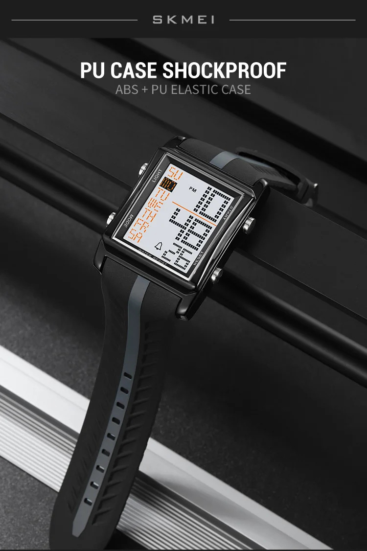 SKMEI Fashion Alarm Electronics Wristwatch Back Light Display Countdown Timer Digital Sports Watches For Men Women reloj hombre