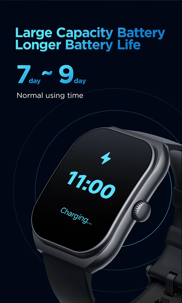 SKMEI 2.01'' TFT Display Smartwatch Military Wristwatch 123 Sports Modes Voice Calling Smart Watch For Men Women For Android IOS