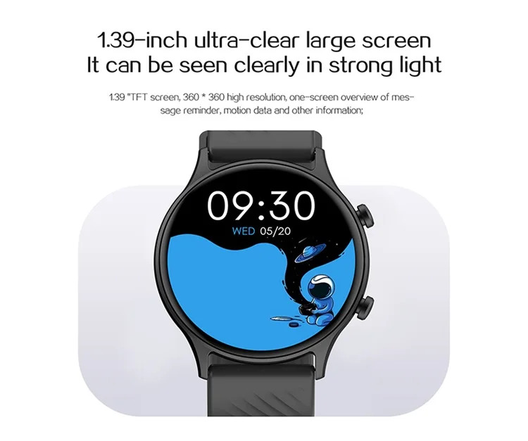 SKMEI 1.39 Inch Smart Watches Waterproof Voice Assistant Sports Smartwatches For Men Women Outdoor GPS Movement Track Wristwatch
