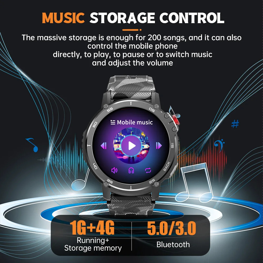 SKMEI Waterproof Sports Military Smartwatches For Men Women Local Music Player Pedometer Countdown Smart Wristwatch reloj hombre