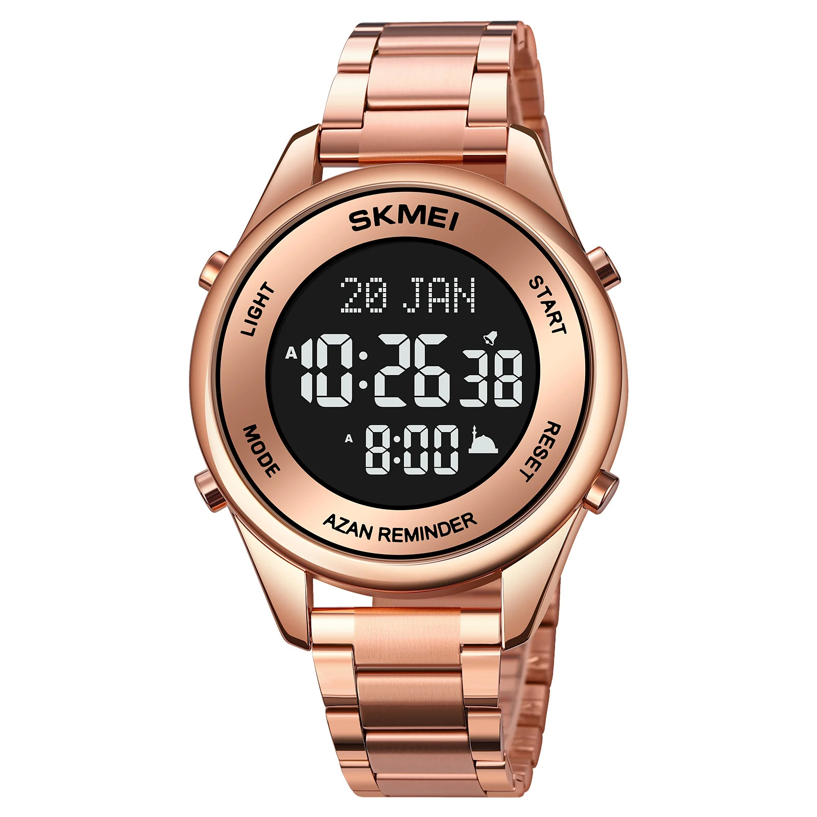 Rose gold Black