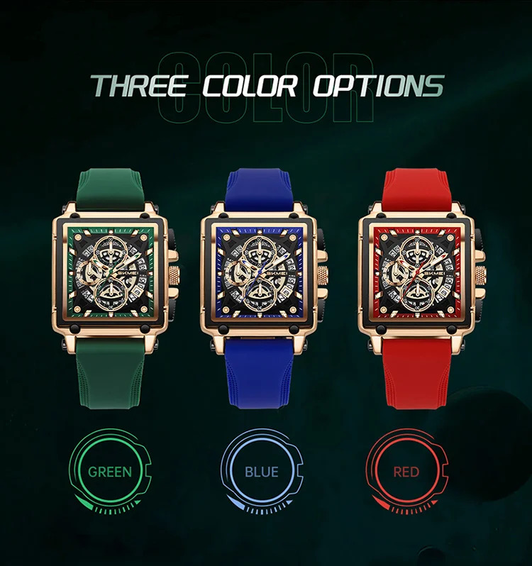 SKMEI Fashion Cool Movement Quartz Watch For Men Women Date Wristwatch Luxury Fashion Design Waterproof Time Watch Reloj Hombre