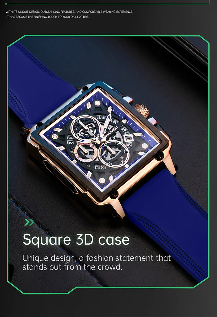 SKMEI Fashion Cool Movement Quartz Watch For Men Women Date Wristwatch Luxury Fashion Design Waterproof Time Watch Reloj Hombre
