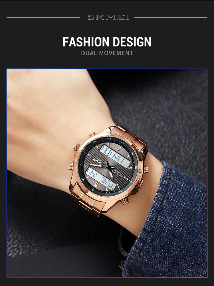 SKMEI Fashion 3Time Countdown Timer Digital Wristwatches For Men Women Back Light Sport Waterproof Alarm Watch relogio masculino