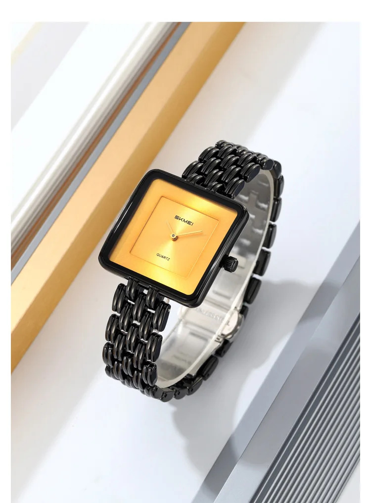 SKMEI Luxury Lady Quartz Wristwatch Simple Elegant Sweet Watches For Women Fashion 3Bar Waterproof Time Female Watch Reloj Mujer