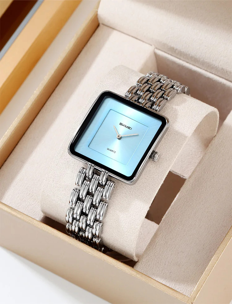 SKMEI Luxury Lady Quartz Wristwatch Simple Elegant Sweet Watches For Women Fashion 3Bar Waterproof Time Female Watch Reloj Mujer