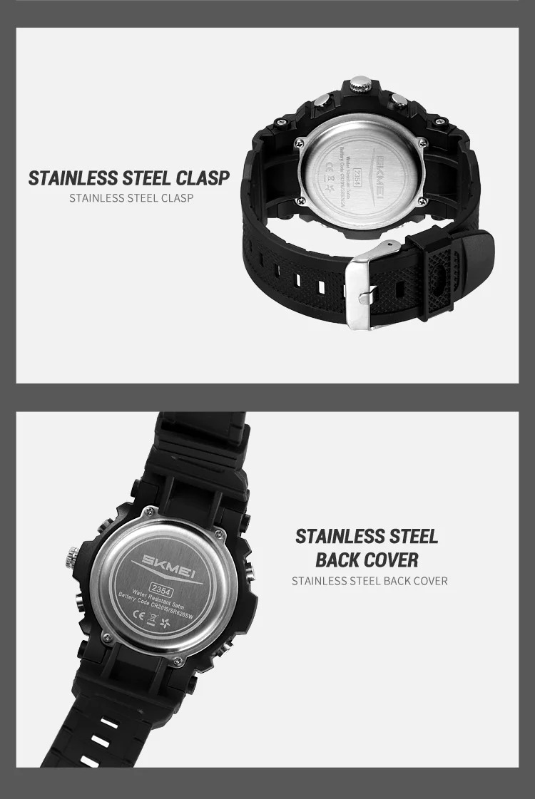 SKMEI World Time Digital Watches Fashion Design Waterproof Chrono Wristwatches Sports Casual Alarm Clock Watches For Men Women
