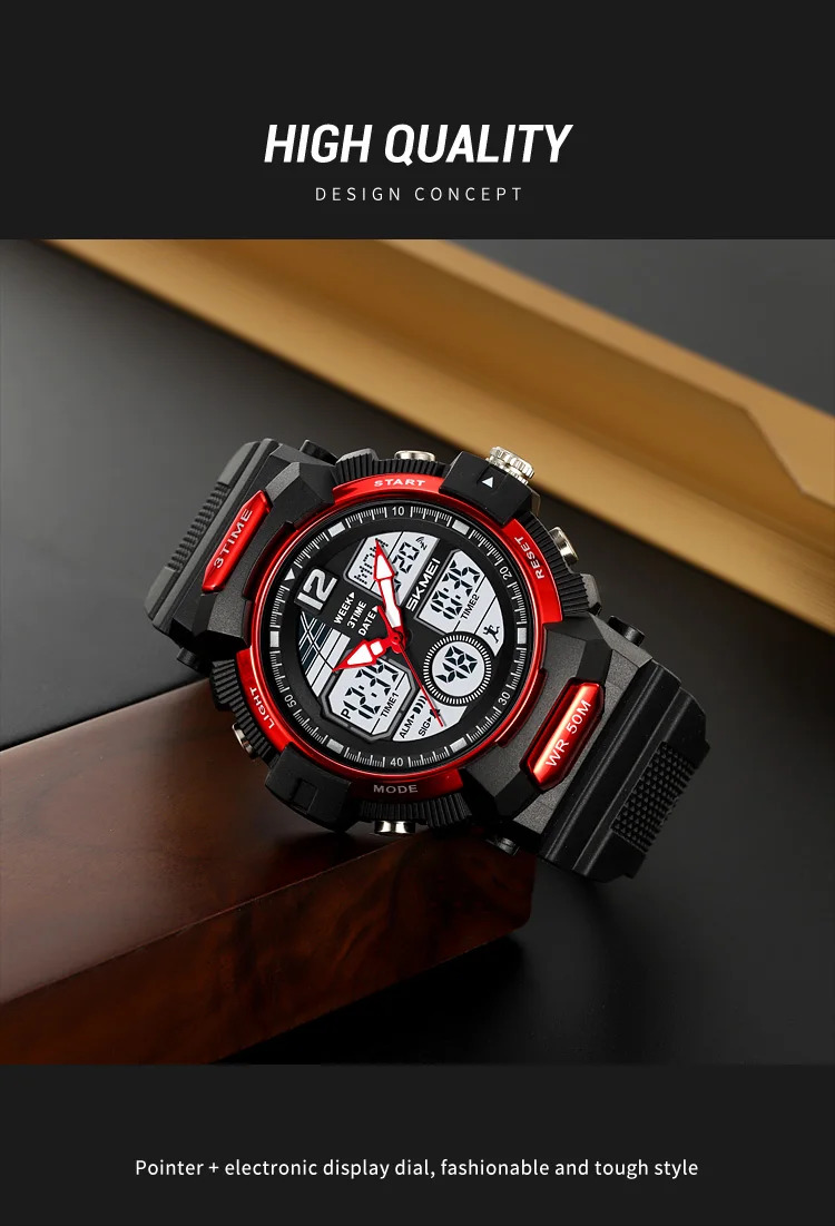 SKMEI World Time Digital Watches Fashion Design Waterproof Chrono Wristwatches Sports Casual Alarm Clock Watches For Men Women