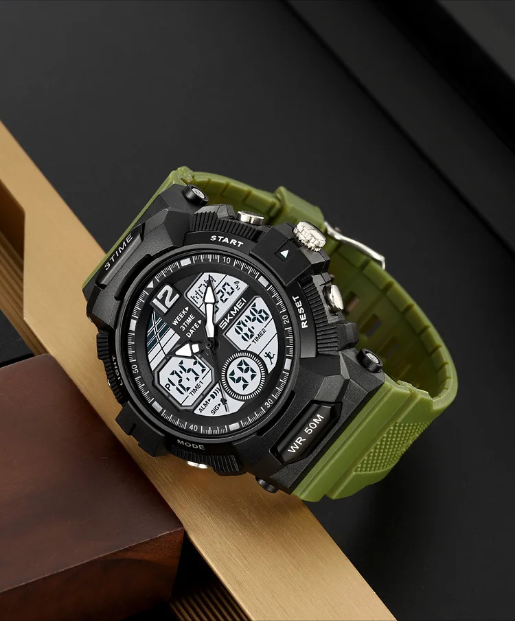 SKMEI World Time Digital Watches Fashion Design Waterproof Chrono Wristwatches Sports Casual Alarm Clock Watches For Men Women