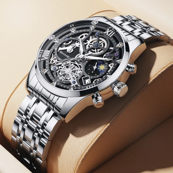 Skmei 7039 Date Watch for Men and Women with 3D Dial (30M Waterproof)