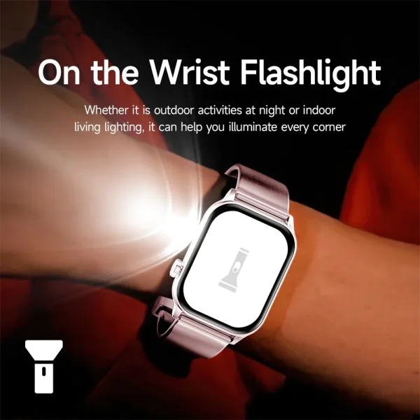 SKMEI 1952 1.95" AMOLED Smart Watch with Voice Assistant, Health Monitoring for Men Women (IP67 Waterproof) - Image 4