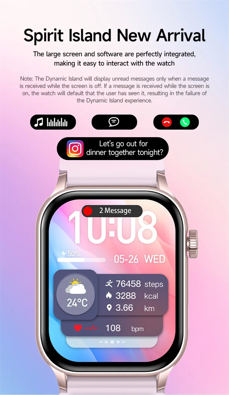 SKMEI 1.952 inch AMOLED Smartwatches Voice Assistant Sports Smart Watch For Men Women IP67 Waterproof Wristwatch For Android IOS