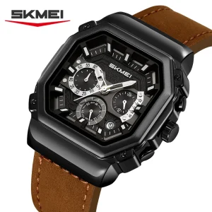 Skmei 2518 Quartz Chronograph Watch with Date for Men and Women (30M Waterproof)