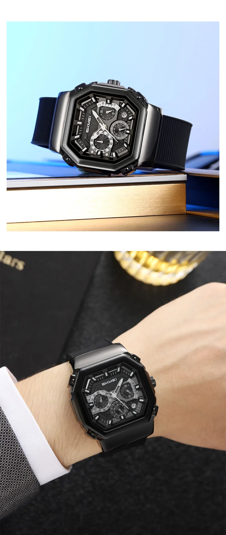 SKMEI Top Brand Luxury Quartz Movement Watch For Men Women Stopwatch Wristwatches Waterproof Time Date Male Watches Reloj Hombre