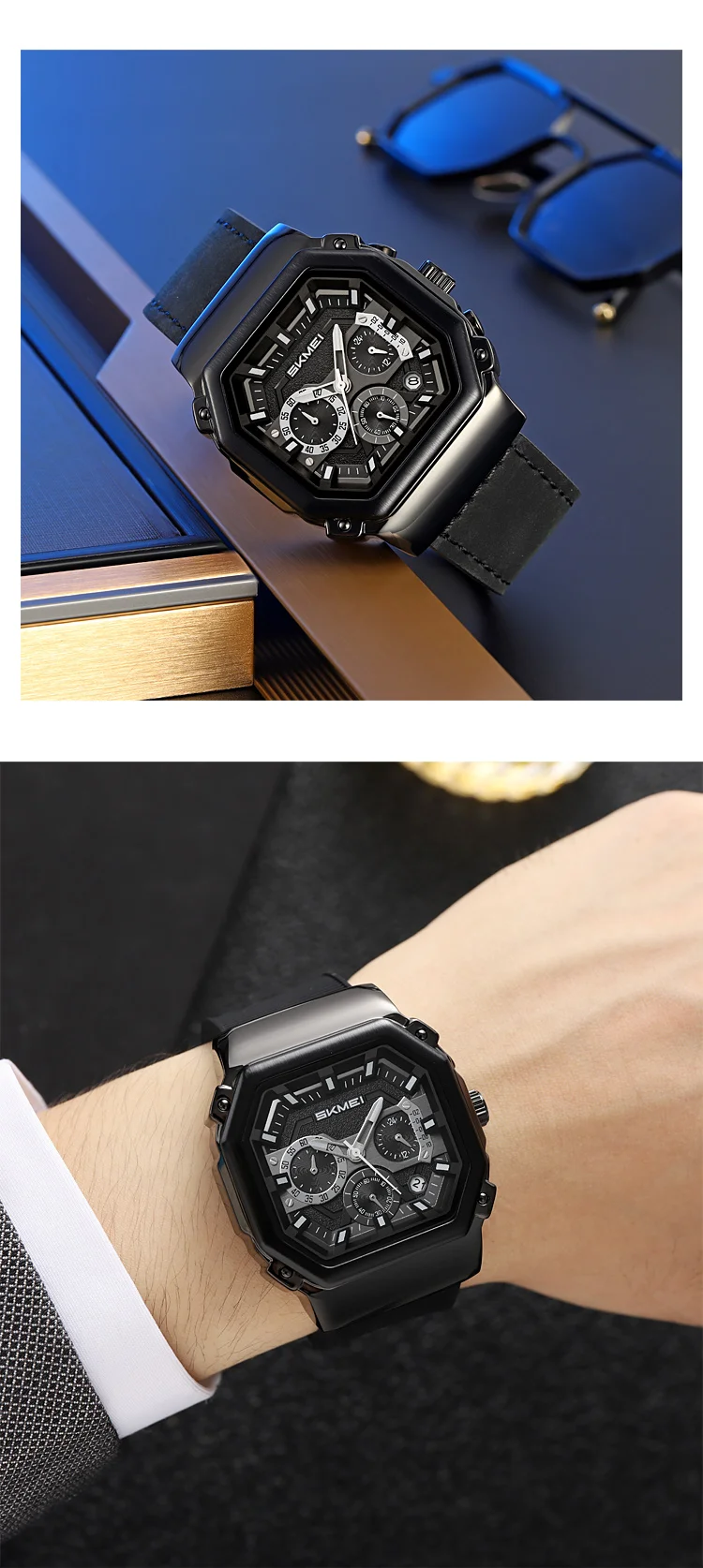 SKMEI Top Brand Luxury Quartz Movement Watch For Men Women Stopwatch Wristwatches Waterproof Time Date Male Watches Reloj Hombre
