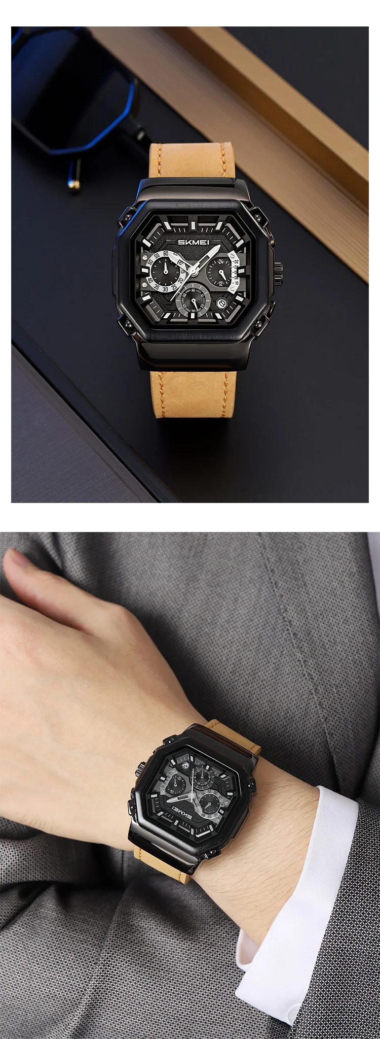 SKMEI Top Brand Luxury Quartz Movement Watch For Men Women Stopwatch Wristwatches Waterproof Time Date Male Watches Reloj Hombre