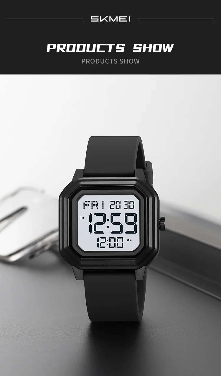 SKMEI Casual Sports Digital Electronics Watches For Men Women Students Fashion Wristwatch Chrono Count Down Watch reloj hombre