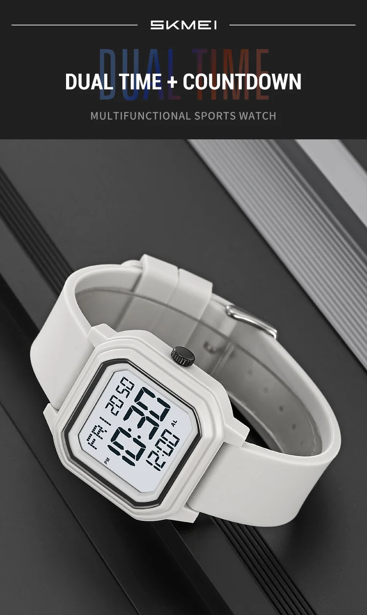 SKMEI Casual Sports Digital Electronics Watches For Men Women Students Fashion Wristwatch Chrono Count Down Watch reloj hombre