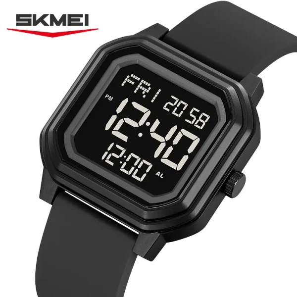 Skmei 2558 Multifunction Digital Sports Watch with Dual Time and Countdown (50M Waterproof)