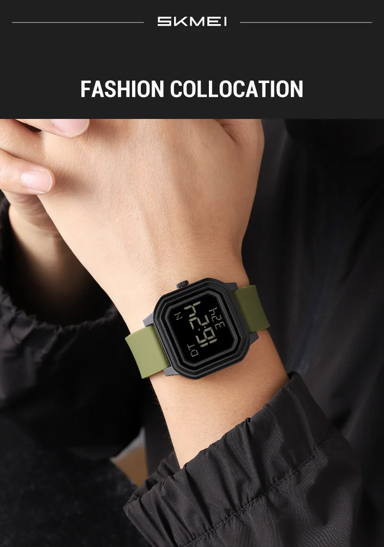 SKMEI Casual Sports Digital Electronics Watches For Men Women Students Fashion Wristwatch Chrono Count Down Watch reloj hombre