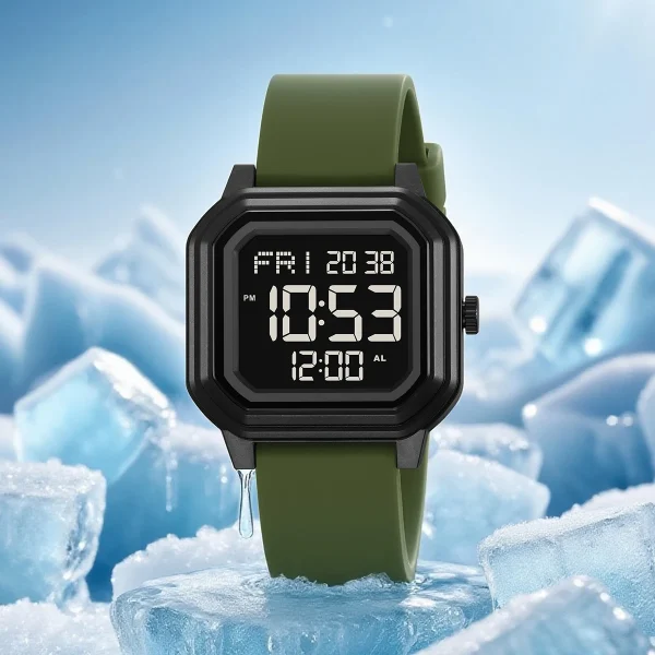 Skmei 2558 Multifunction Digital Sports Watch with Dual Time and Countdown (50M Waterproof) - Image 2