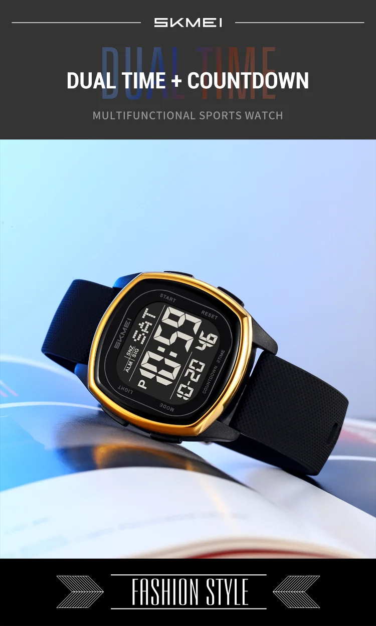 SKMEI Sports Digital Electronics Watches For Men Women Count Down Watch Casual Fashion Waterproof Wristwatch Relogio Masculino