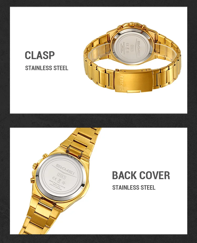 SKMEI Business Dual Time Display Digital Electronic Watch Sport LED Light Watch Waterproof Wristwatch For Men Women Reloj Hombre