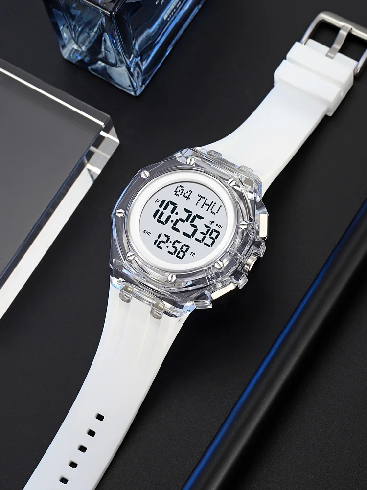 SKMEI Daylight Saving Time Sports Digital Watch For Men Women Casual 4 Alarm Electronics Waterproof Wristwatch Relogio Masculino