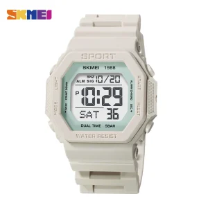 Skmei 1988 Multifunction Digital Sports Watch with Dual Time and Countdown Timer (50M Waterproof)